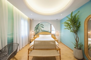 Design Double Room, Garden View | Free minibar items, in-room safe, desk, laptop workspace - Lotus Home Cafe – Budget (Phu Quoc)