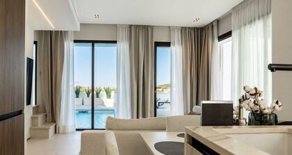 AZULIS Athos – Villa design avec piscine, vue mer et rooftop