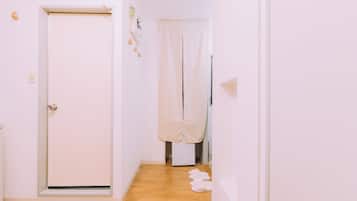 Apartment, 2 Double Beds, Non Smoking | Desk, iron/ironing board