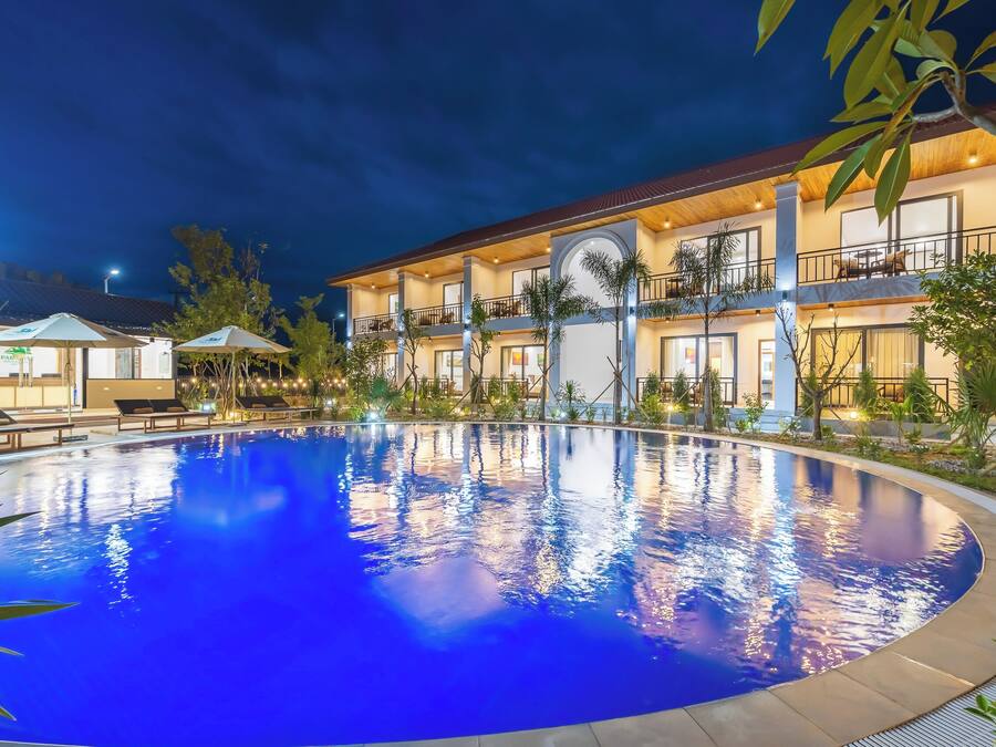 Fachada del alojamiento - Noche