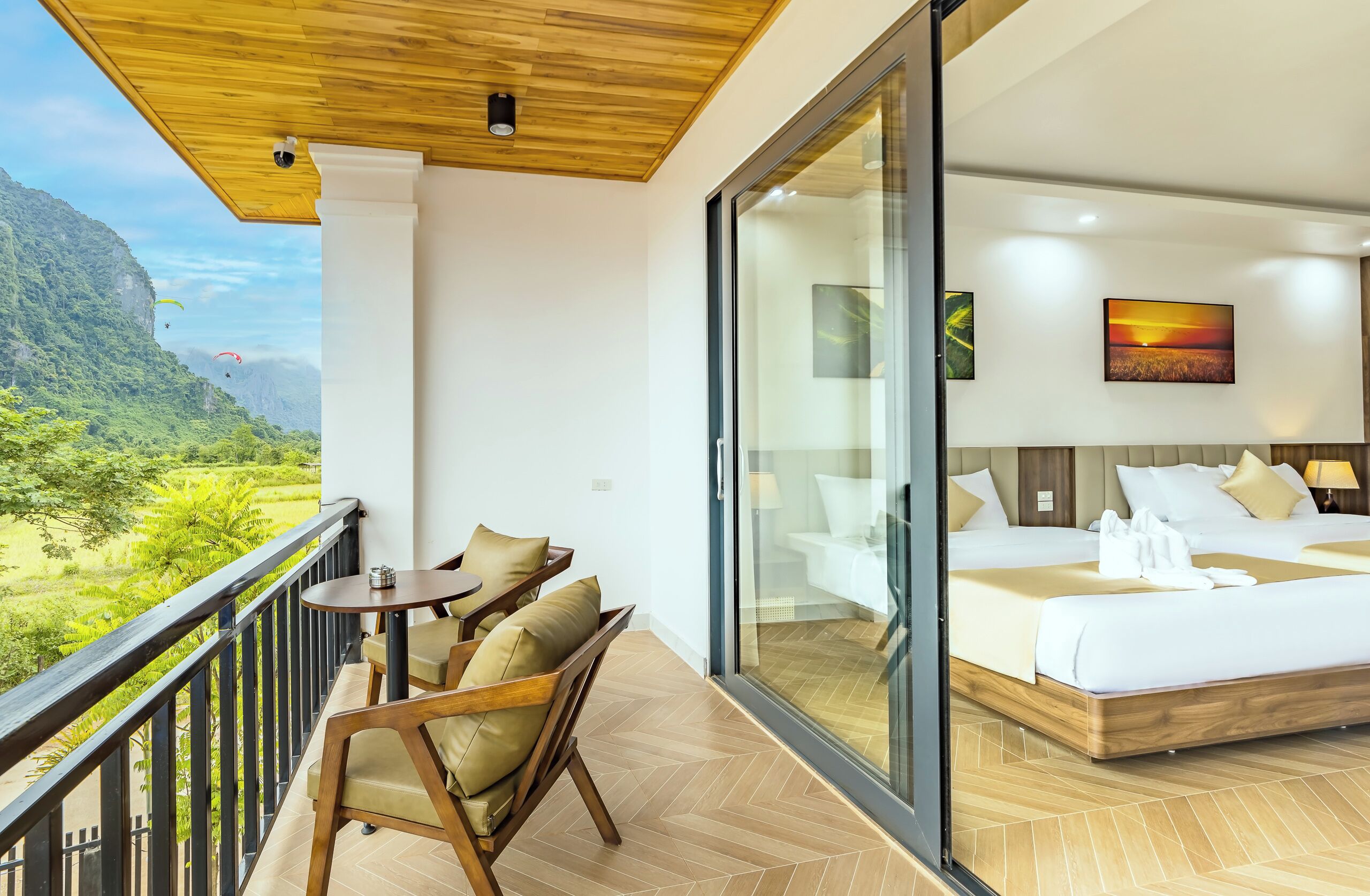 Family Quadruple Room, Balcony, Mountain View | Balcony