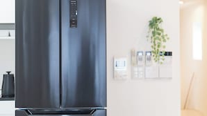 ラグジュアリー スイート バルコニー シティビュー | 専用キッチン | 冷蔵庫、電子レンジ、コンロ、電気ポット