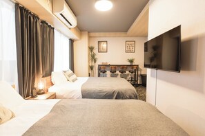 Comfort Quadruple Room, Balcony, City View