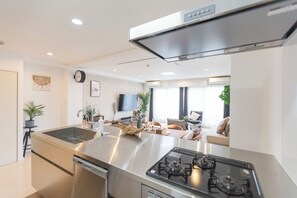 Luxury Suite, Balcony, City View | Private kitchen - b&Namba2 (Osaka)
