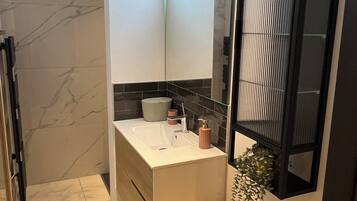 Sèche-cheveux, serviettes fournies, papier toilette