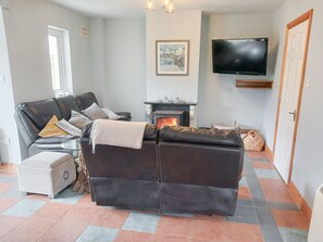 TV, fireplace, DVD player