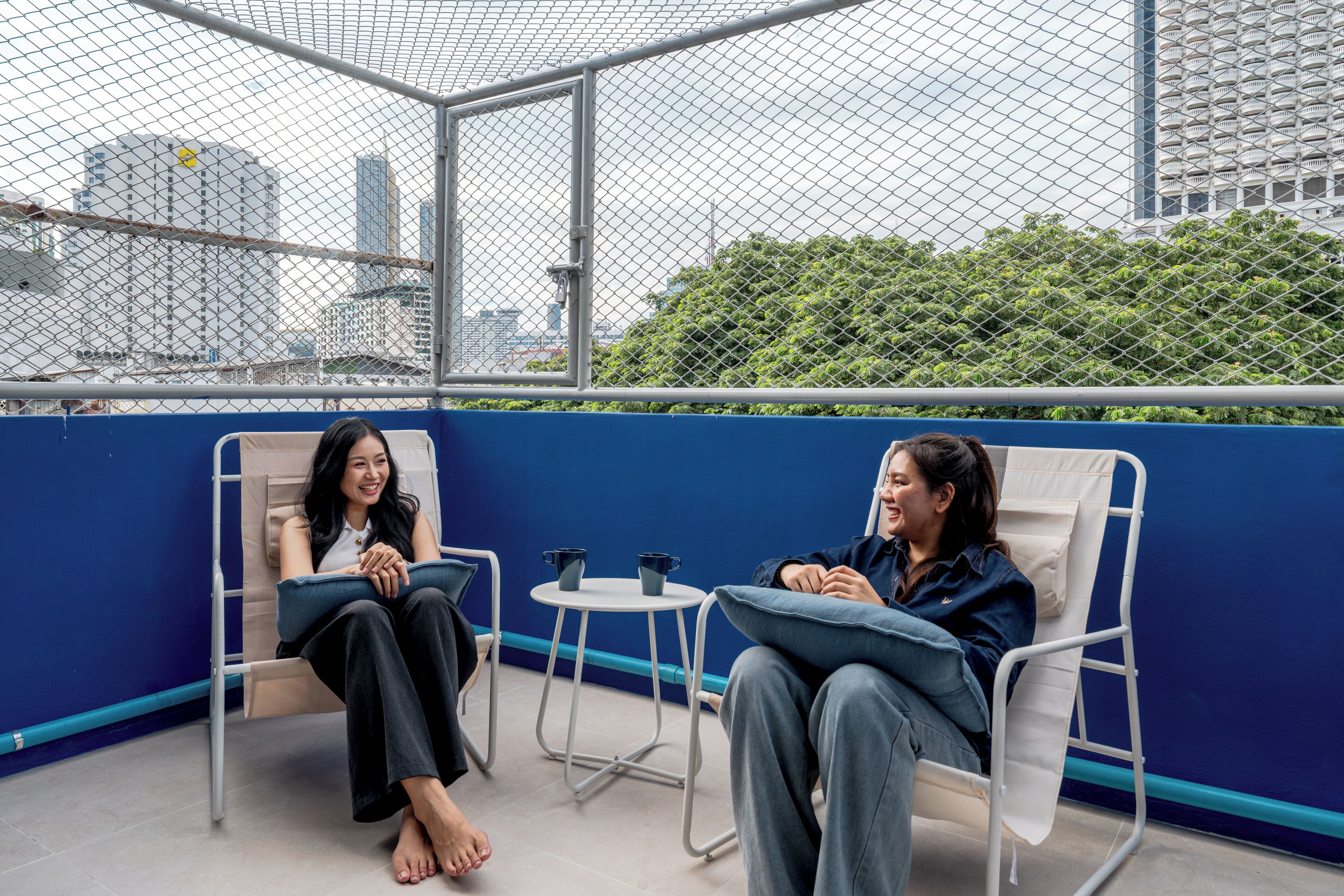 Superior Family Room with Balcony (5th Floor, Stairs only) | Terrasse/patio