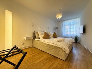 2 Schlafzimmer, Bügeleisen/Bügelbrett, kostenloses WLAN, Bettwäsche