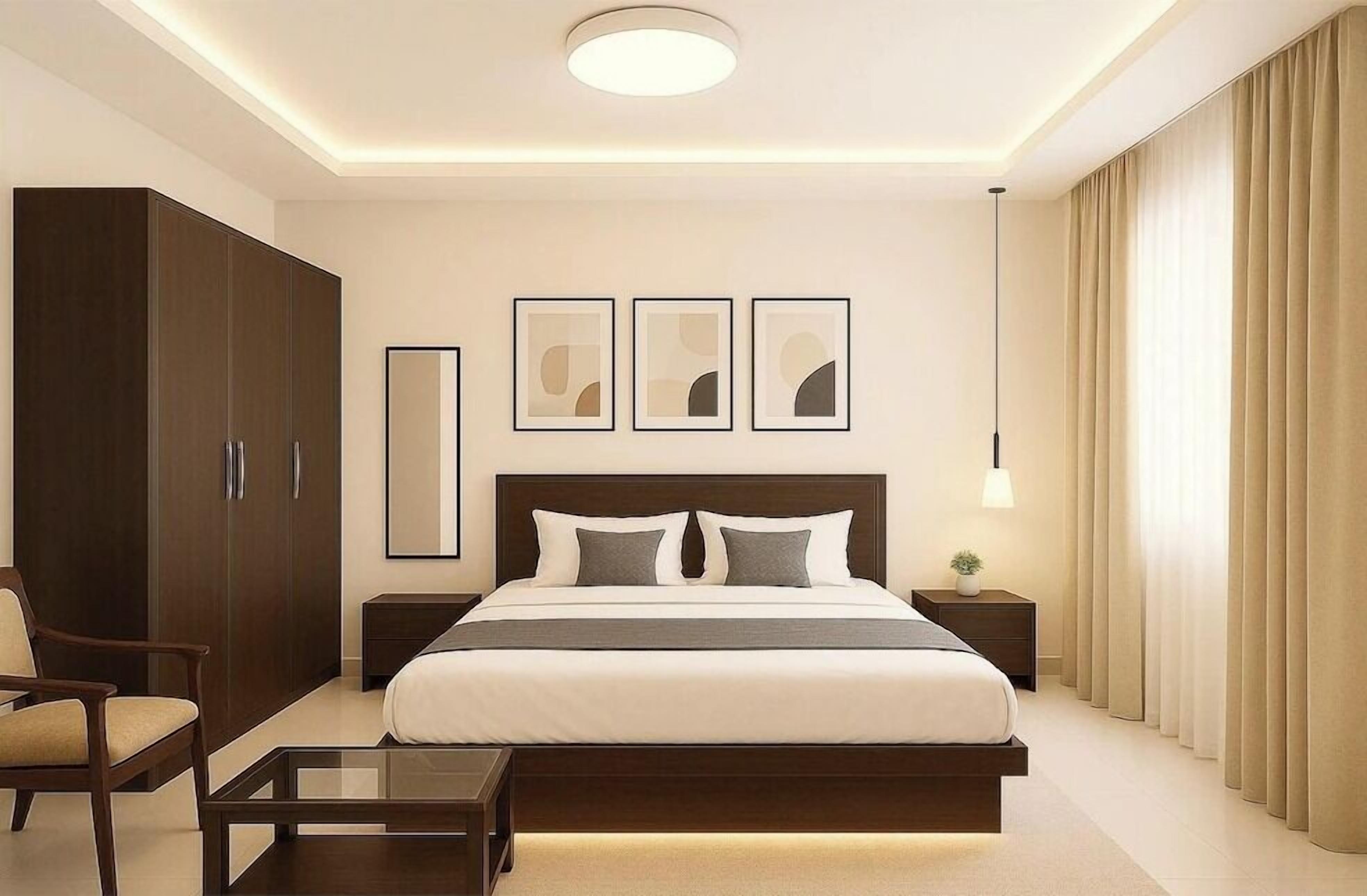 Allergikerbettwaren, Schreibtisch, schallisolierte Zimmer