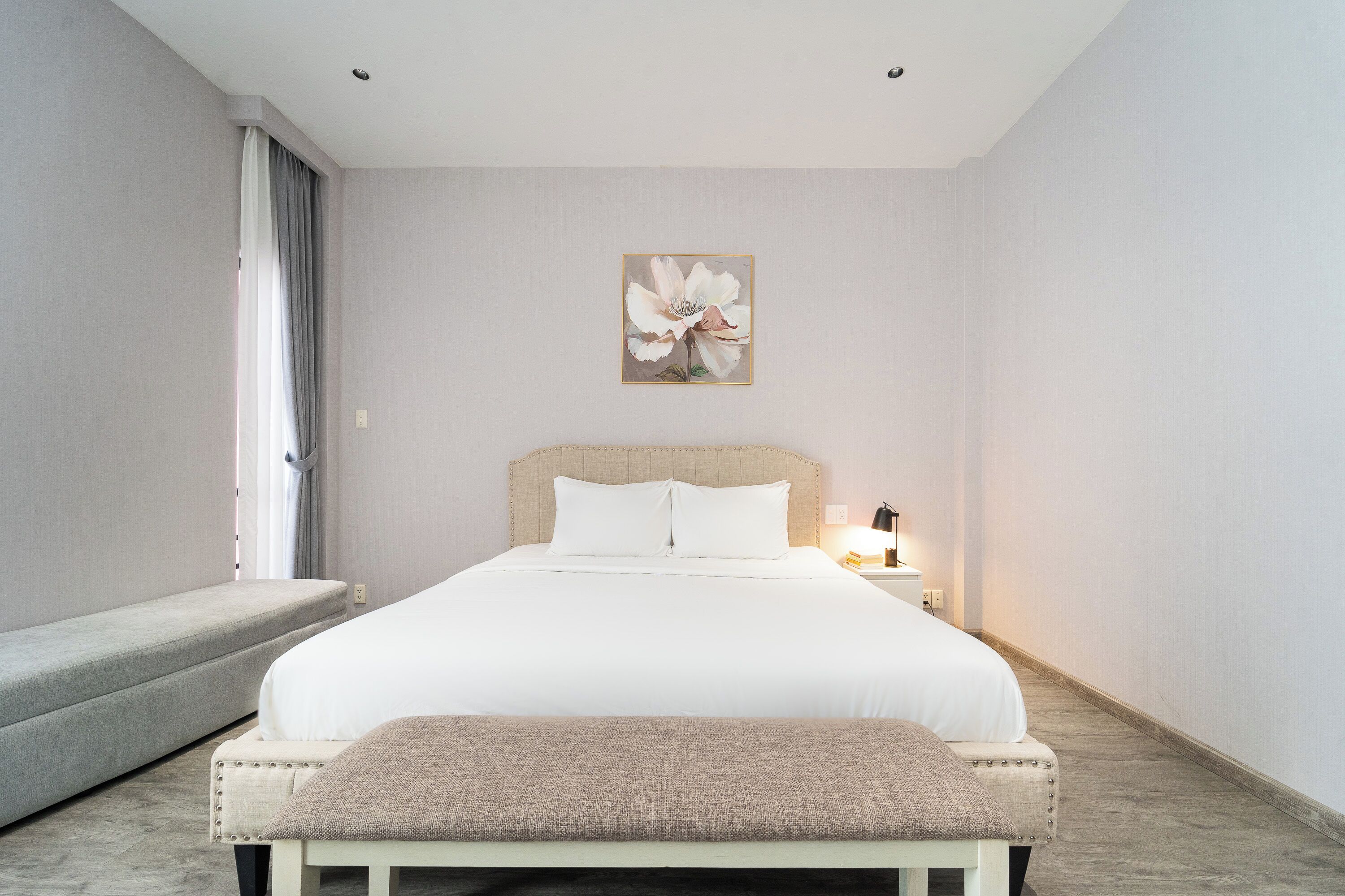 Appartement Luxe, vue ville | Bureau, espace de travail pour ordinateur portable, Wi-Fi gratuit