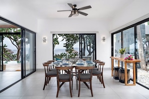 Villa, 5 Bedrooms, Accessible, Smoking | Dining room - Bayshore 76 Beachfront Villa Palmar de Ocoa (Las Charcas)