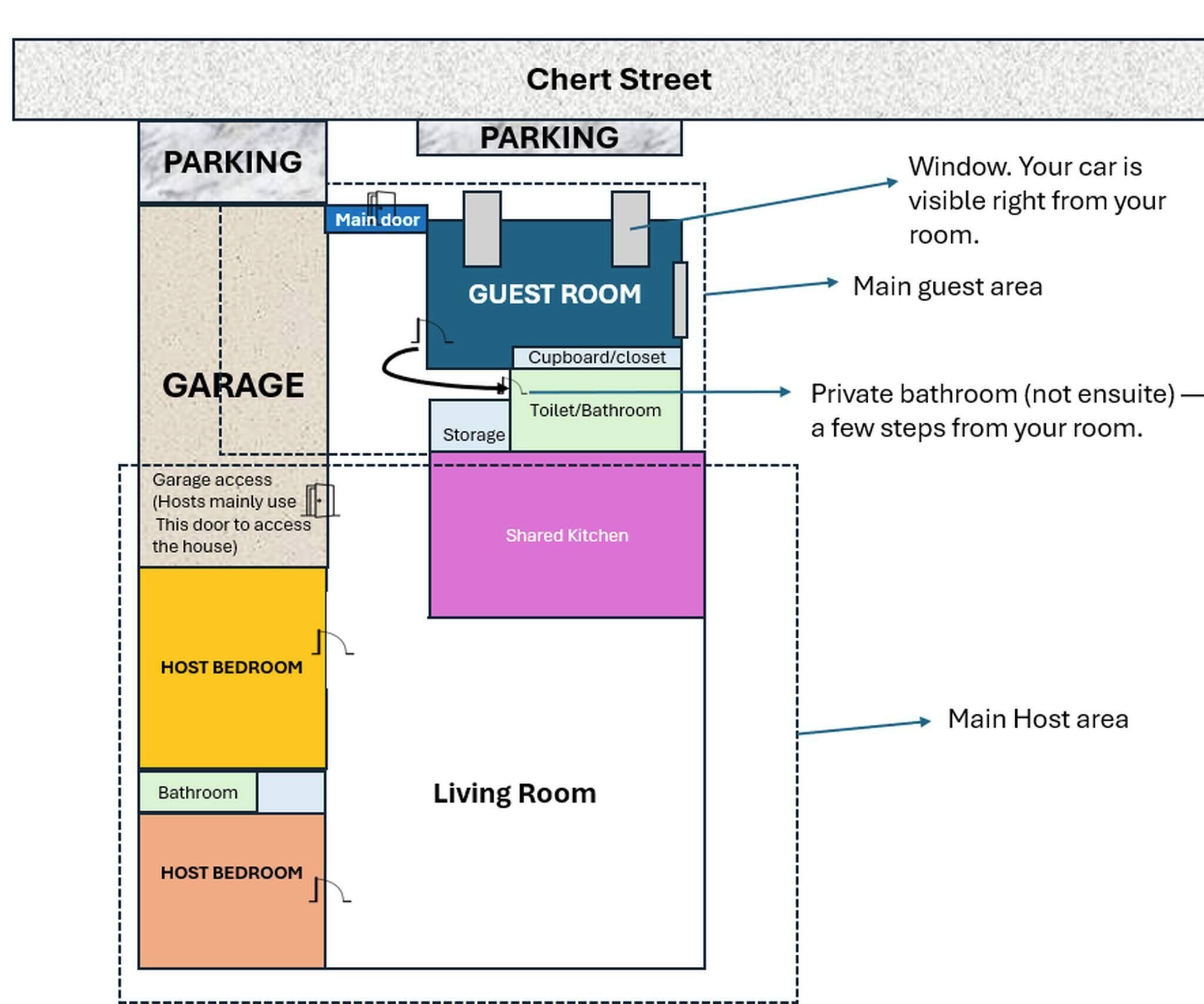 Shared Dormitory, 1 Bedroom | Floor plan