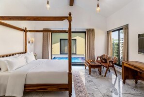 2 Bed Room Family Suite With Private Pool | Premium bedding, down comforters, memory foam beds