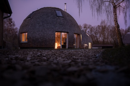 Exterior detail. Vacation home "Eos" on Lake Tollensesee in Penzlin Wustrow