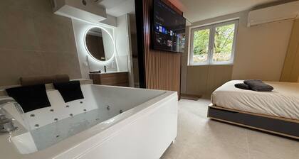  Fully-equipped cocooning apartment (KINGSIZE whirlpool bath)