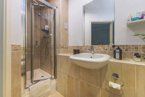 Shower, hair dryer