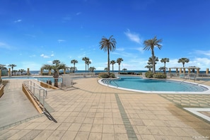 Una piscina climatizada