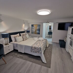 1 Schlafzimmer, Bügeleisen/Bügelbrett, kostenloses WLAN, Bettwäsche