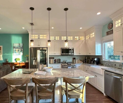 Canal Front Retreat w/ Boat Dock & Coastal Views