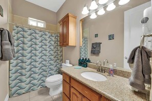 Een douche, een haardroger