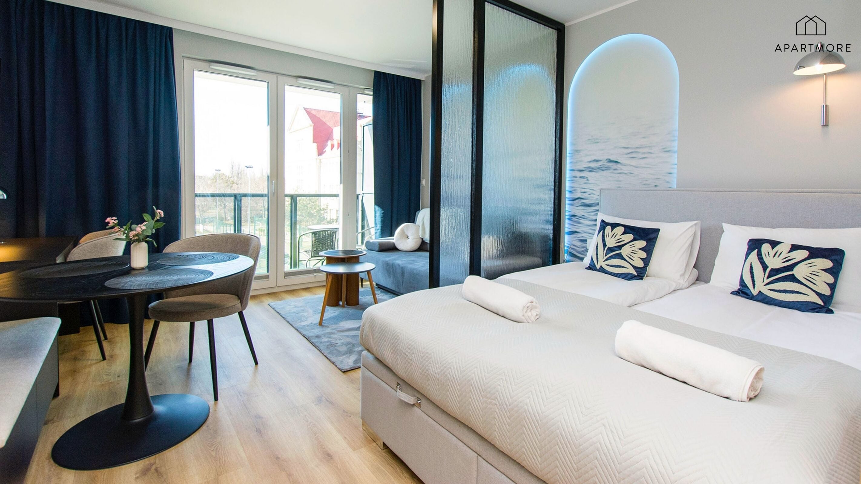 Comfort-studiosviitti | Ylelliset vuodevaatteet, yksilöllisesti sisustettu