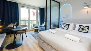 Suite monolocale Comfort | Biancheria da letto di alta qualità, con stile personalizzato