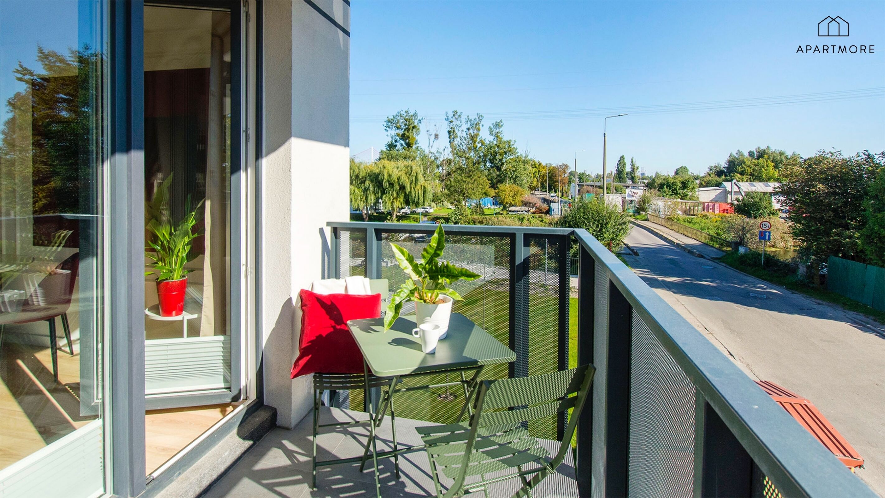 Deluxe-Apartment | Balkon