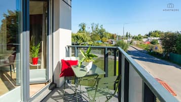 Deluxe-Apartment | Balkon
