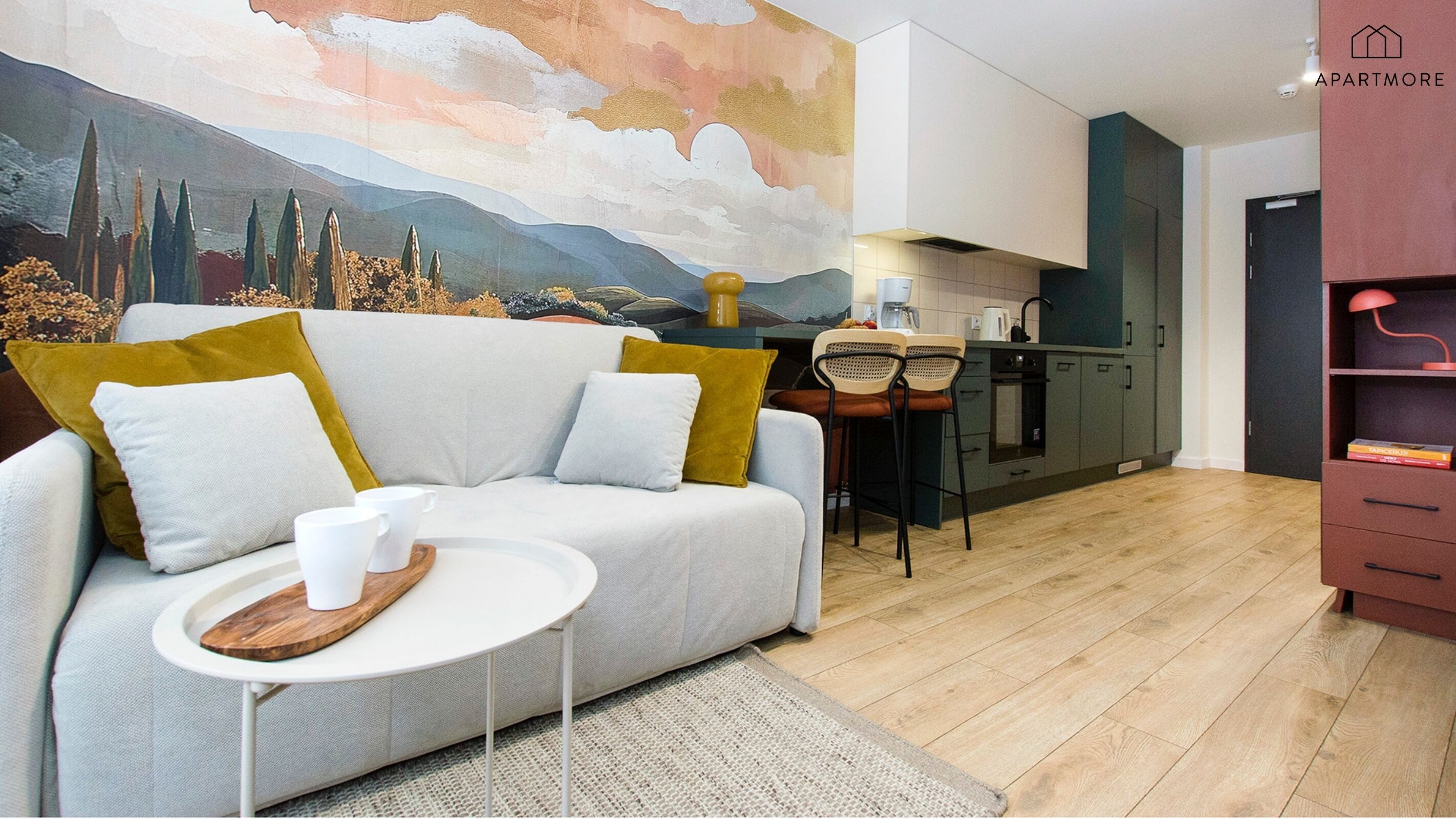 Comfort Στούντιο-Σουίτα | Καθιστικό | Τηλεόραση Smart 55 ιντσών με ψηφιακά κανάλια