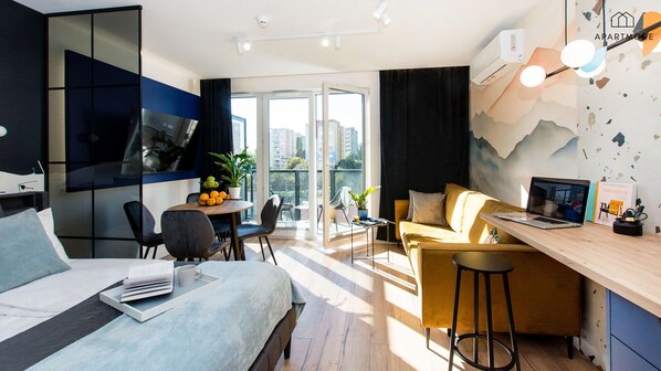 Suite monolocale Comfort | Biancheria da letto di alta qualità, con stile personalizzato