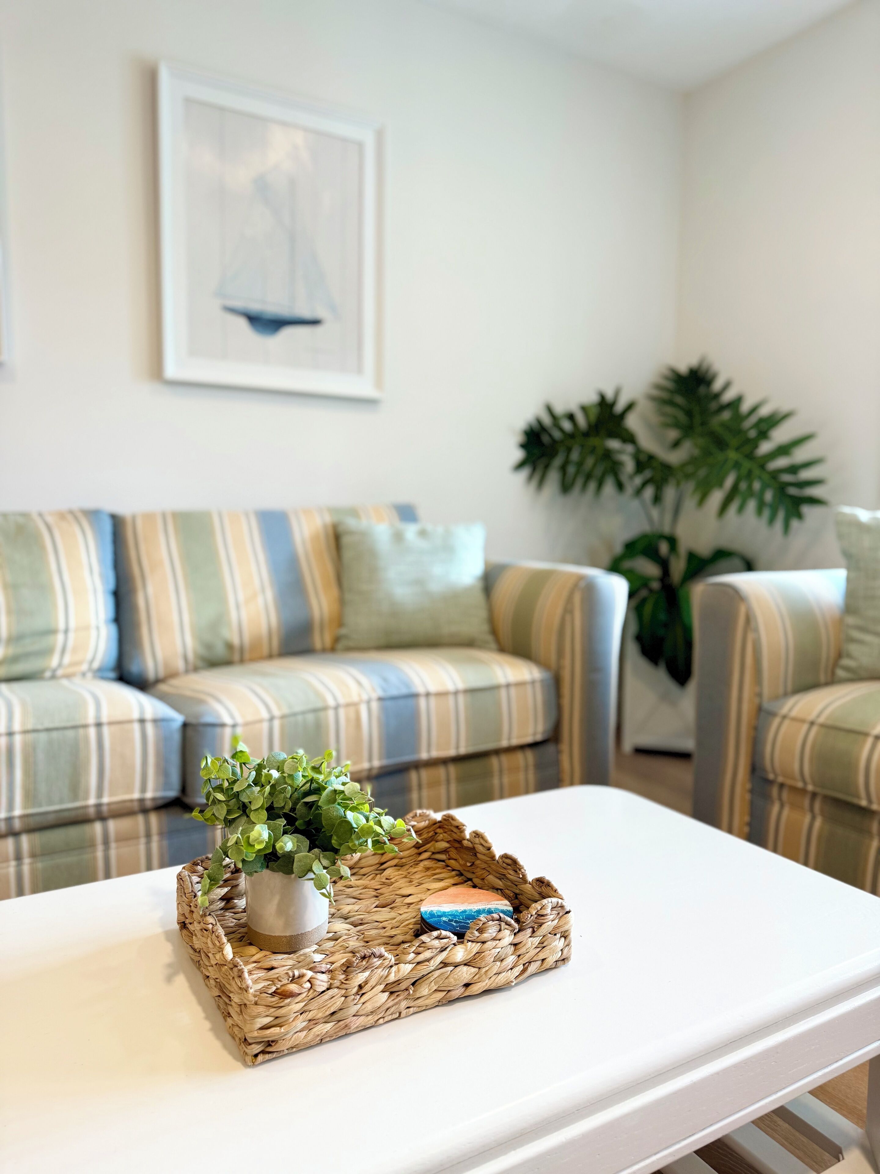 Smart TV, fireplace, video games, books