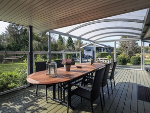 House | Outdoor dining - 4 Star Holiday Home in Hals (Hals)