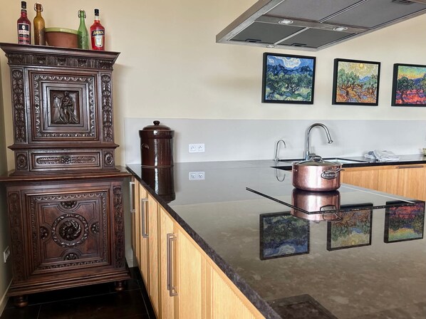 Villa | Private kitchen - Provencal Villa With Garden & Pool (Uzès)