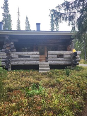 Exterior - Authentic Lapland Log Cabin, Private Sauna & Fireplace & Northern Lights in Ruka (Kuusamo)