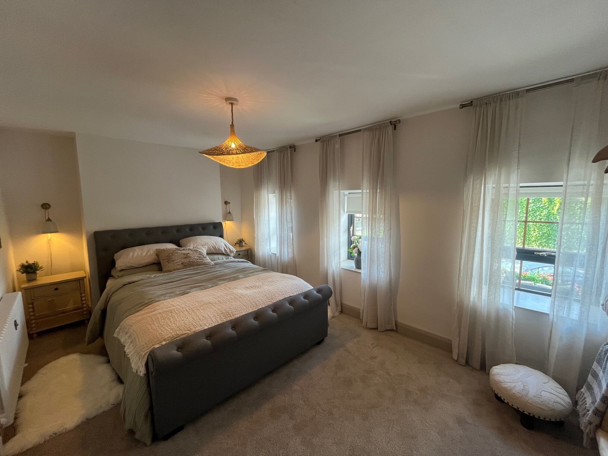 2 bedrooms, iron/ironing board, free WiFi, bed sheets