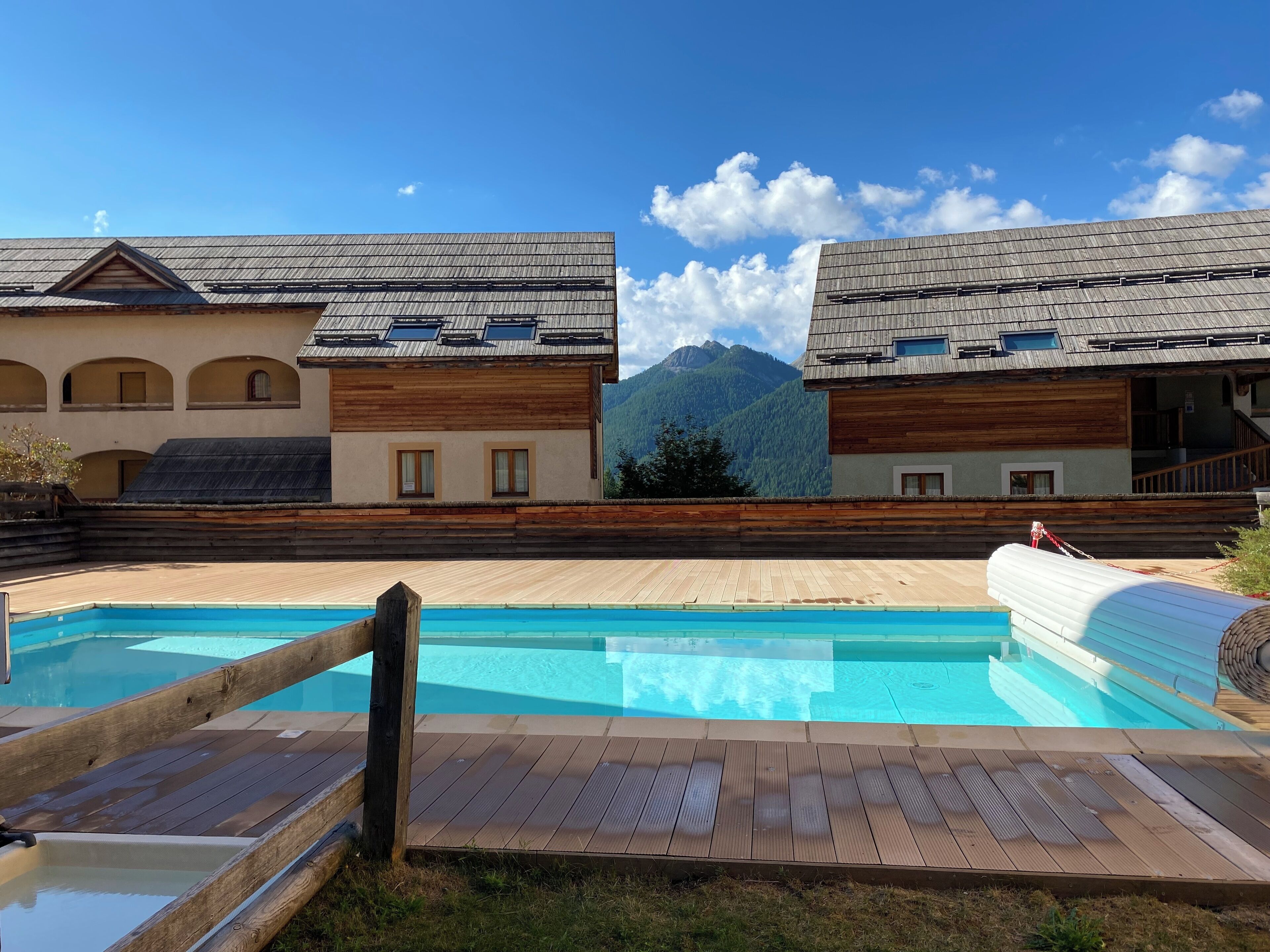 Piscine extérieure, piscine chauffée