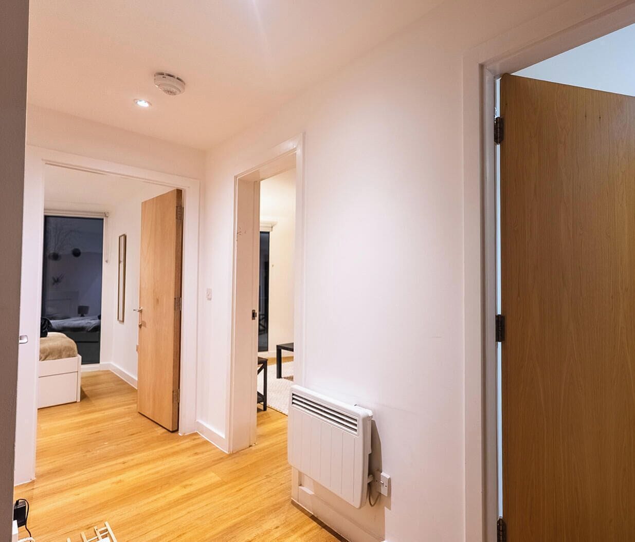 Huoneisto, 2 makuuhuonetta, esteetön, patio | Sisätilat