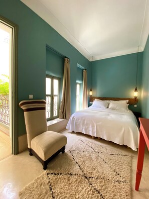 1 bedroom, iron/ironing board, WiFi, bed sheets - Romantic Private Little Riad in Heart of Marrakech Medina (Marrakesh)