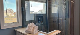 3-bedroom house on the Madison, CT shore with outstanding views of marsh.