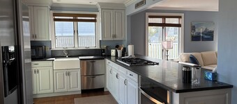 3-bedroom house on the Madison, CT shore with outstanding views of marsh.