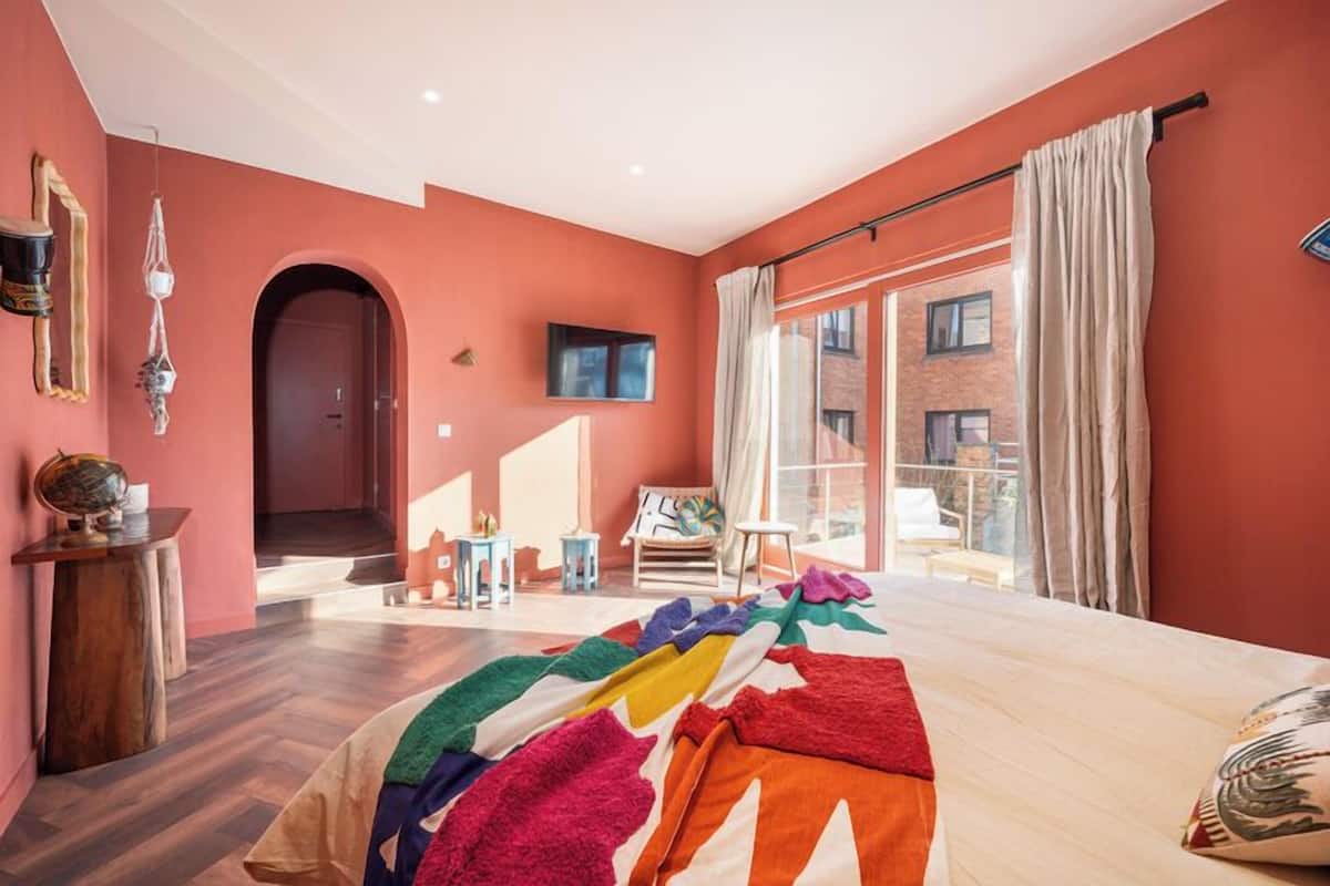 Family Quadruple Room, Balcony | Free cots/infant beds, free WiFi, bed sheets
