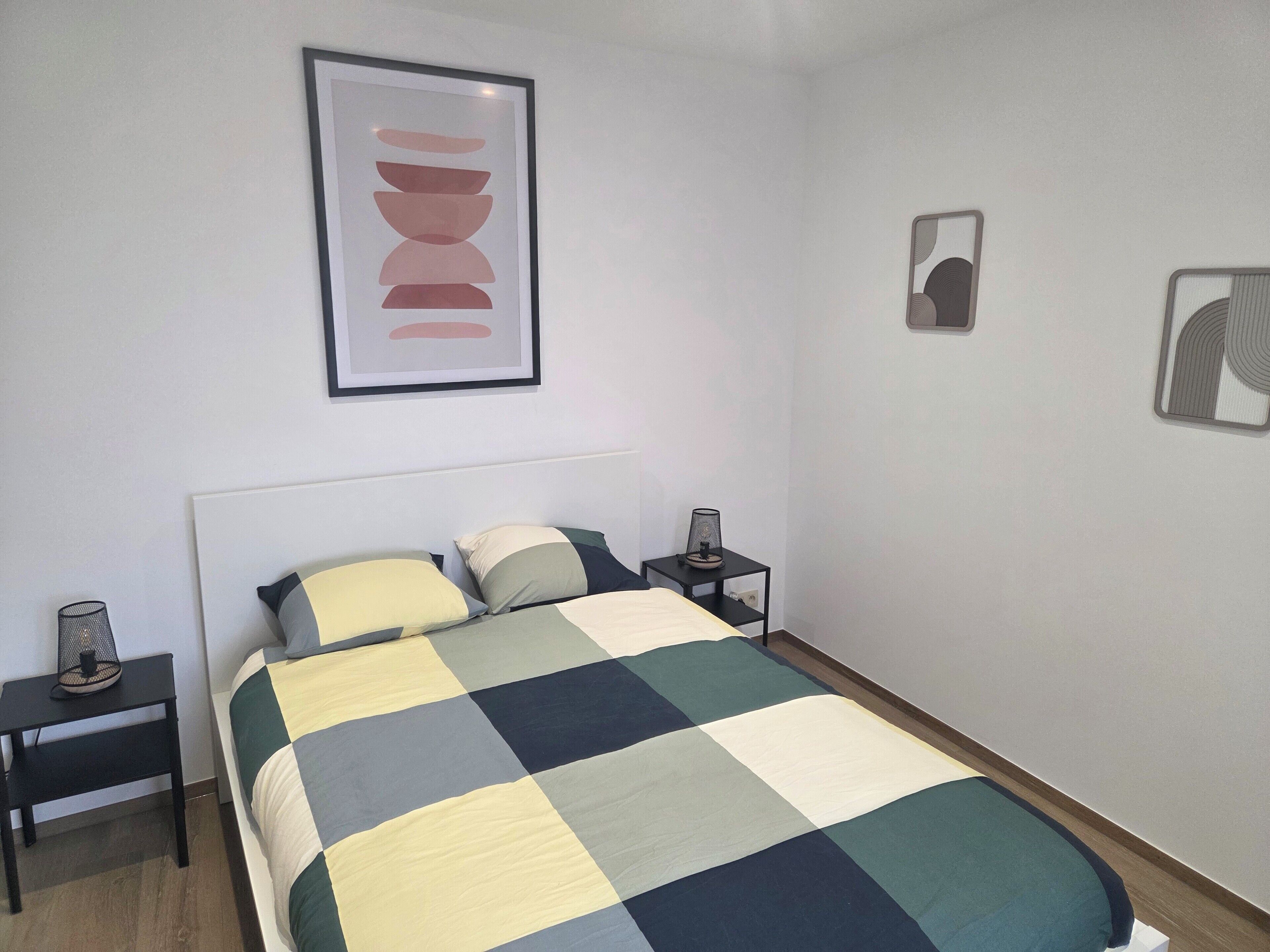 2 chambres, fer et planche à repasser, Wi-Fi