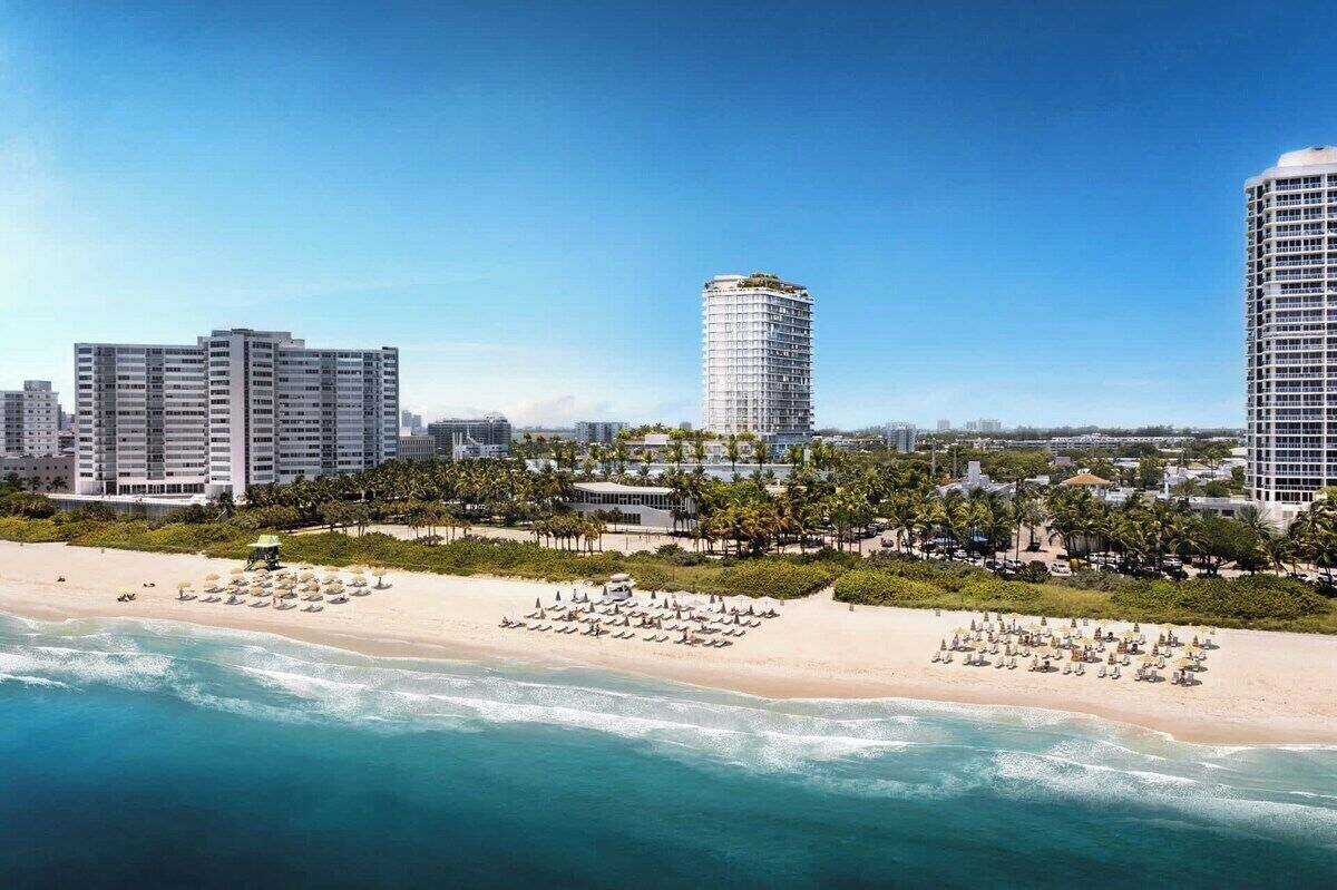 Beach nearby, white sand