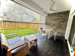 Departamento, 1 habitación, para fumadores, Terraza | Restaurante al aire libre
