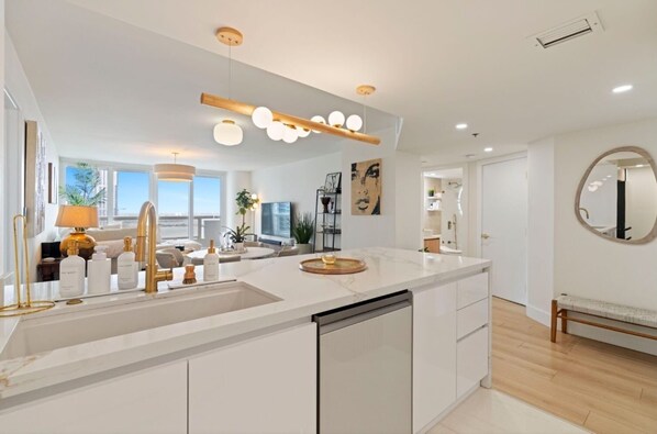 Interior - Luxury Miami Condo • 3BR Bay Views + Pool Gym Spa & Designer Renovation (Miami)