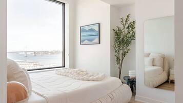 1 habitación, tabla de planchar con plancha, wifi y ropa de cama