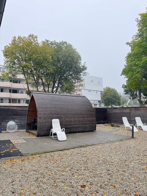 Property grounds - Chill Zone apartment (53m2) with swimming pool and sauna (Sankt Englmar)