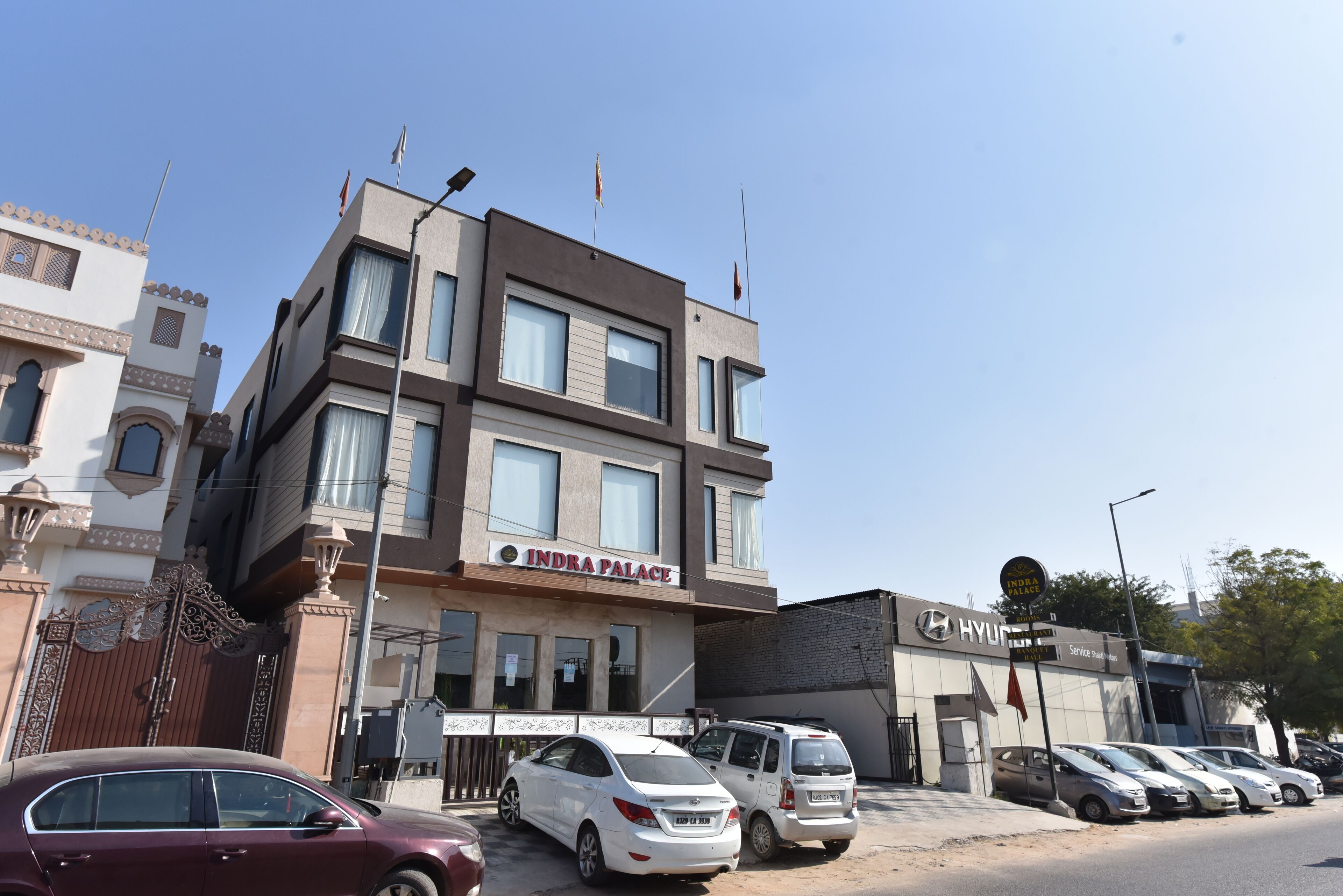 Facciata della struttura
