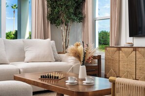 Téléviseur connecté, table de baby-foot, chaßne audio