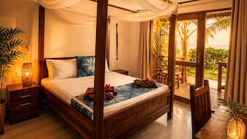 Deluxe Bungalow, Garden View | In-room safe, desk, blackout drapes, soundproofing